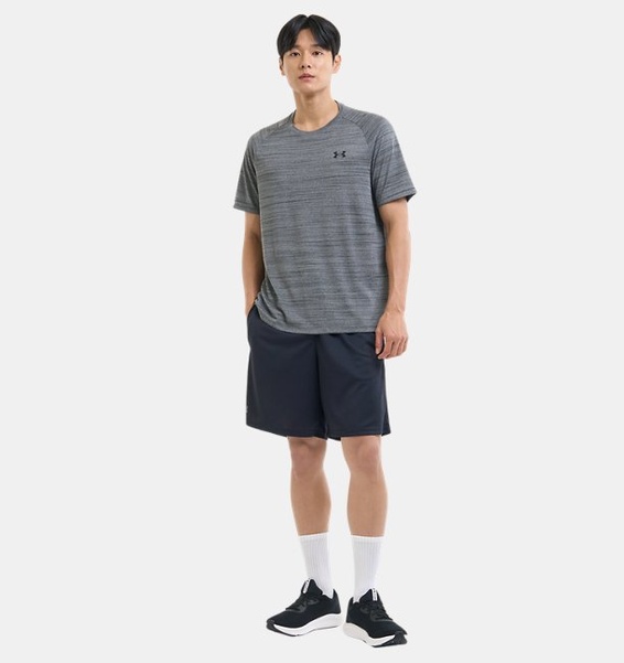 Siyah Erkek UA Tech™ 2.0 Tiger Kısa Kollu T-shirt