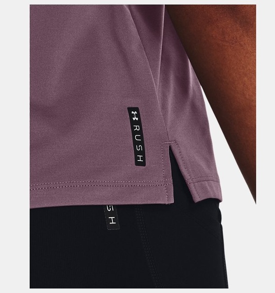 Lacivert Kadın UA RUSH™ Pencereli Kısa Kollu T-shirt