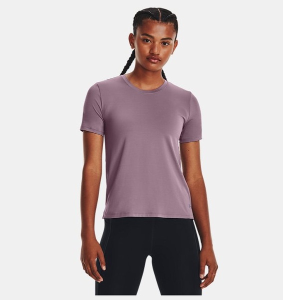 Lacivert Kadın UA RUSH™ Pencereli Kısa Kollu T-shirt