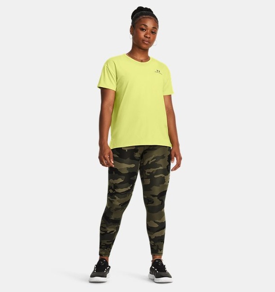 Yeşil Kadın UA Vanish Energy Kısa Kollu 2.0 T-shirt