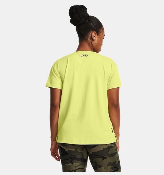 Yeşil Kadın UA Vanish Energy Kısa Kollu 2.0 T-shirt