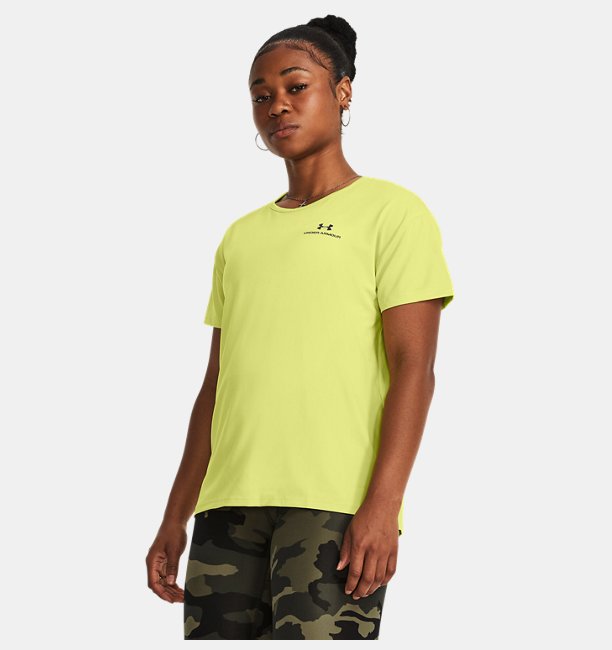 Kadın UA Vanish Energy Kısa Kollu 2.0 T-shirt Yeşil