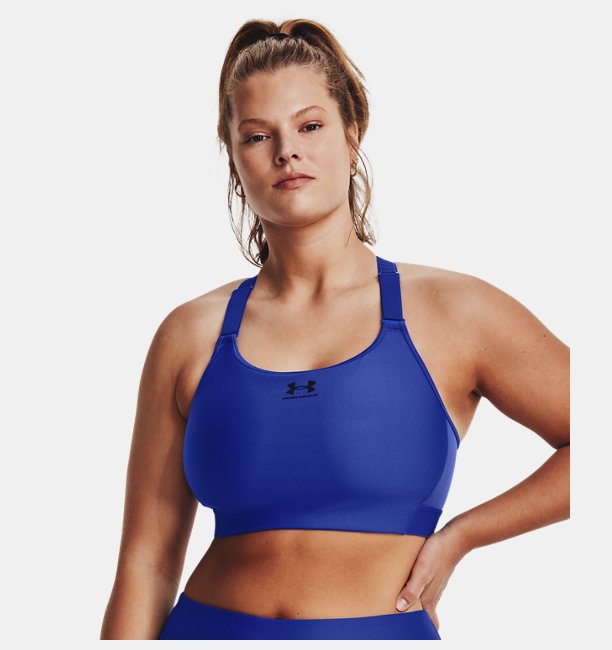 Kadın UA HeatGear High Spor Sütyeni Lacivert