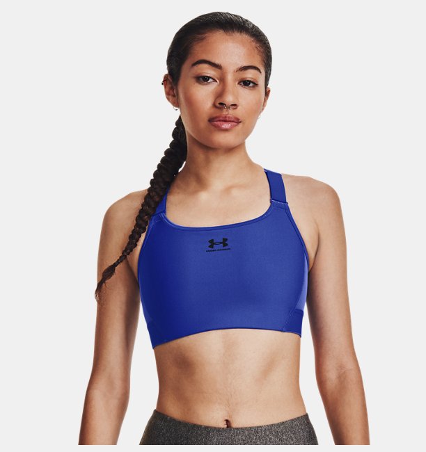 Kadın UA HeatGear High Spor Sütyeni Lacivert