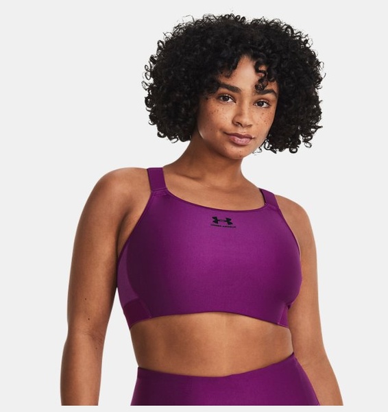 Mor Kadın UA HeatGear High Spor Sütyeni