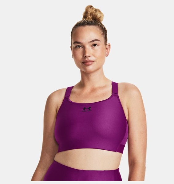 Mor Kadın UA HeatGear High Spor Sütyeni