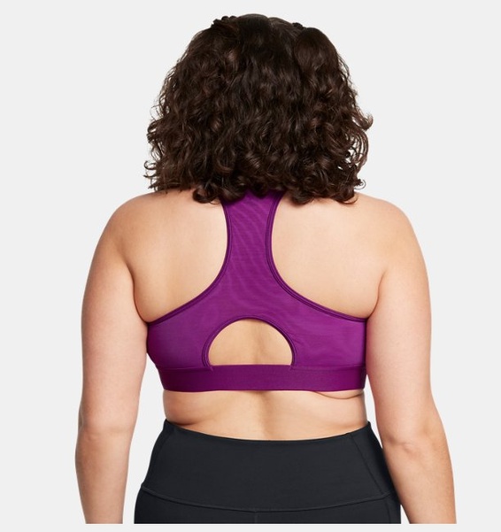 Mor Kadın UA HeatGear High Spor Sütyeni