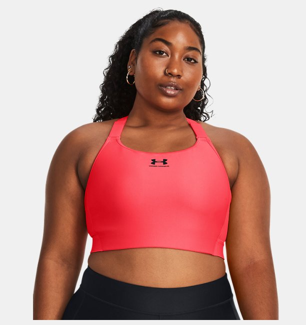 Kadın UA HeatGear High Spor Sütyeni Kırmızı
