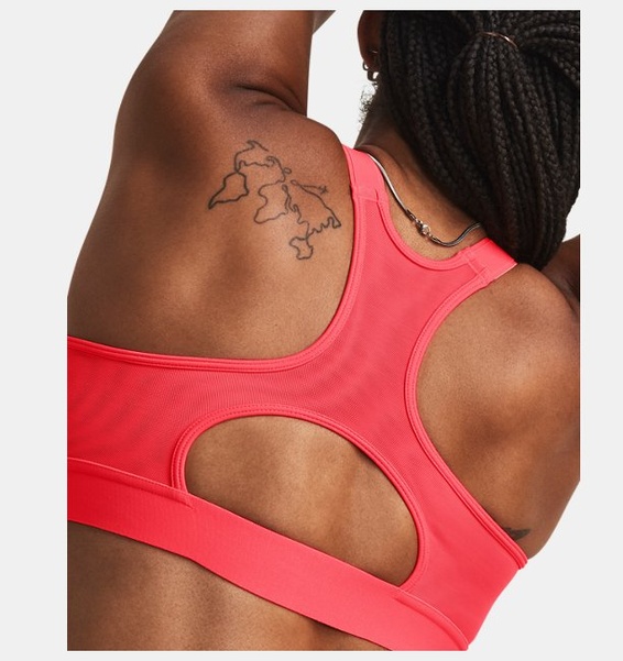 Kırmızı Kadın UA HeatGear High Spor Sütyeni