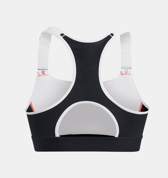 Kırmızı Kadın HeatGear® Armour High Baskılı Spor Sütyeni