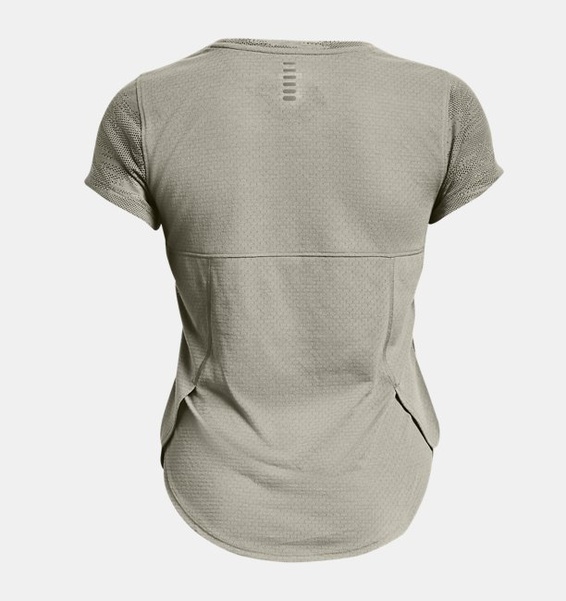 Yeşil Kadın UA Streaker Speed Camo Kısa Kollu