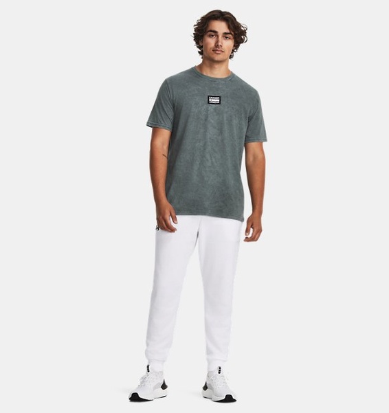Gri Erkek UA Elevated Core Wash Kısa Kollu