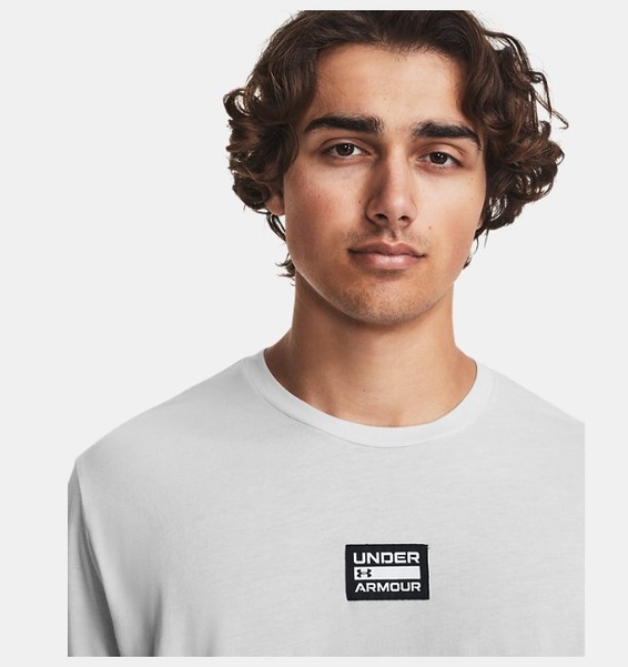 Gri Erkek UA Elevated Core Wash Kısa Kollu T-shirt