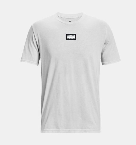 Gri Erkek UA Elevated Core Wash Kısa Kollu T-shirt
