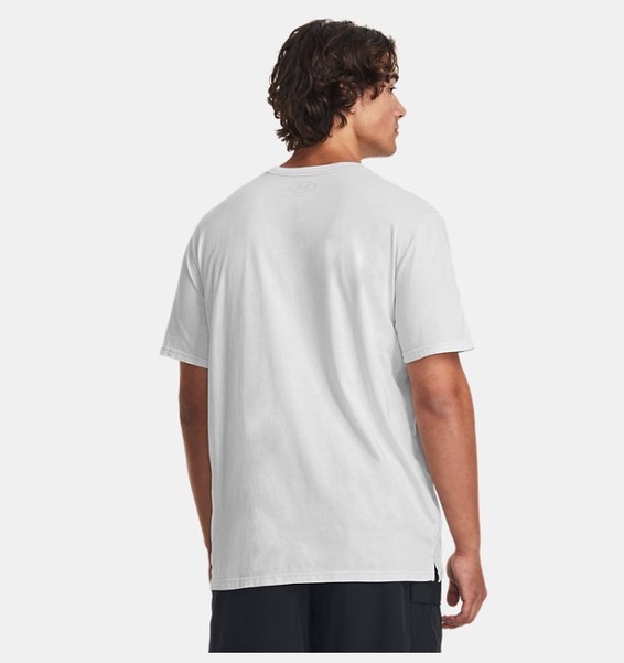 Gri Erkek UA Elevated Core Wash Kısa Kollu T-shirt