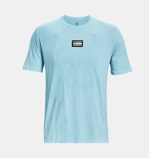 Mavi Erkek UA Elevated Core Wash Kısa Kollu T-shirt