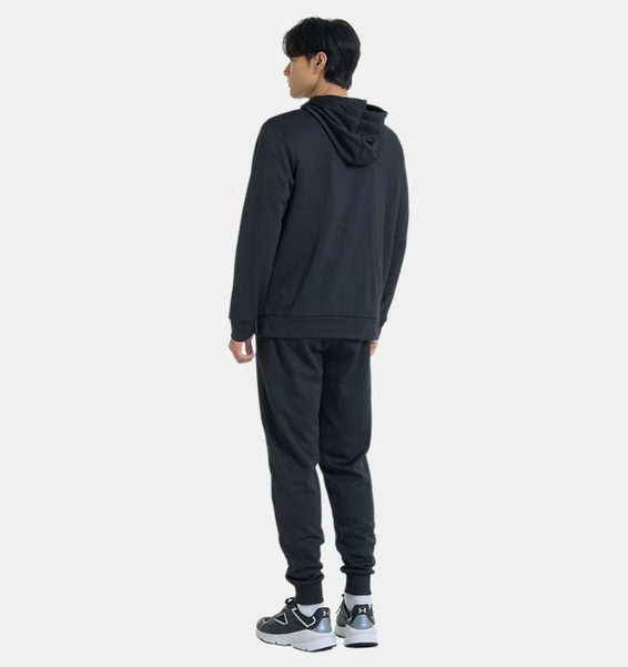 Siyah Erkek UA Armour Fleece Big Logo HD Sweatshirt