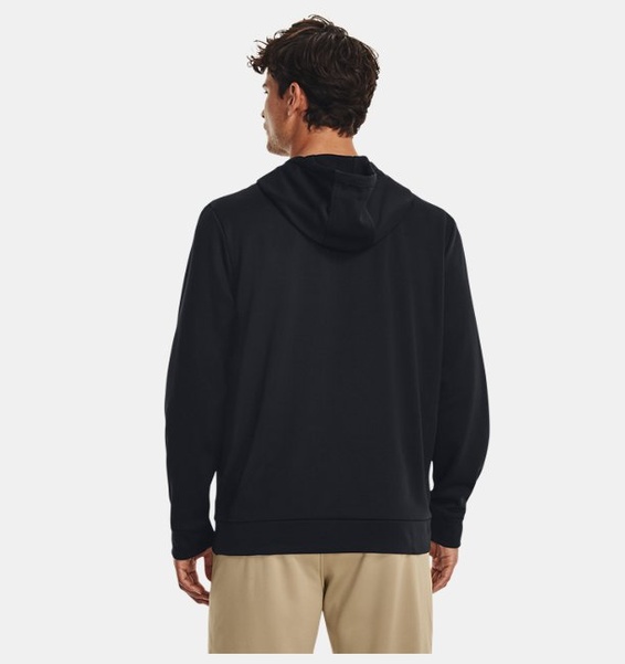 Siyah Erkek UA Armour Fleece Big Logo HD Sweatshirt