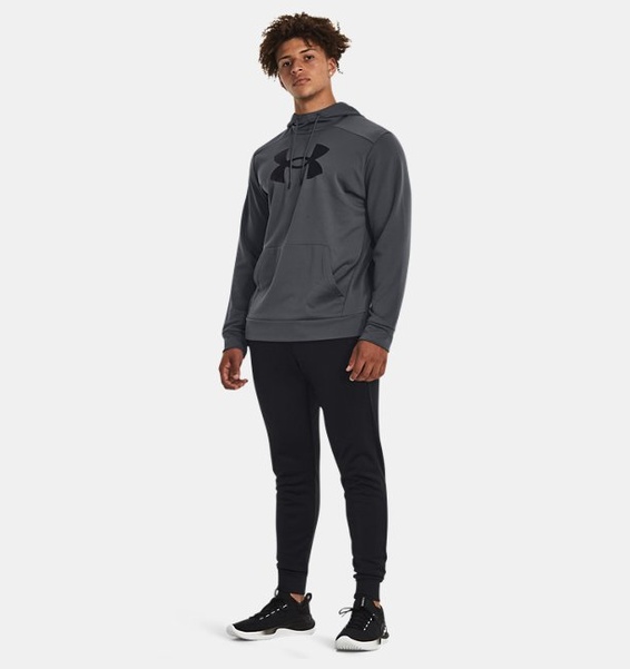 Gri Erkek UA Armour Fleece Big Logo HD Sweatshirt