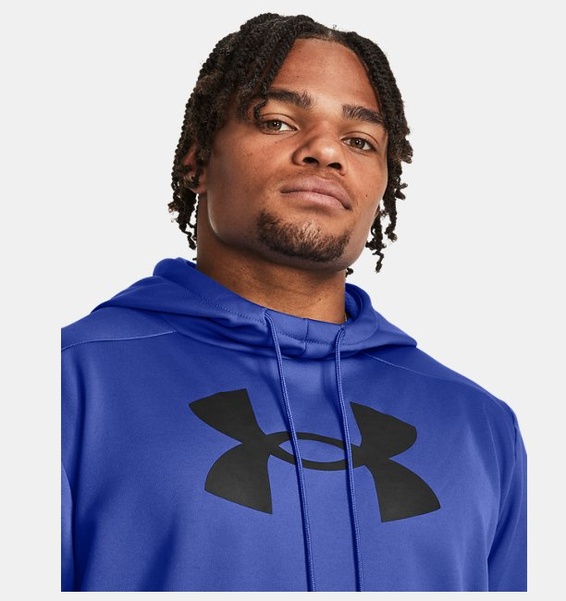 Mavi Erkek UA Armour Fleece Big Logo HD Sweatshirt