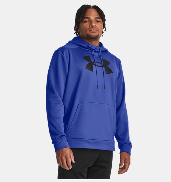 Mavi Erkek UA Armour Fleece Big Logo HD Sweatshirt