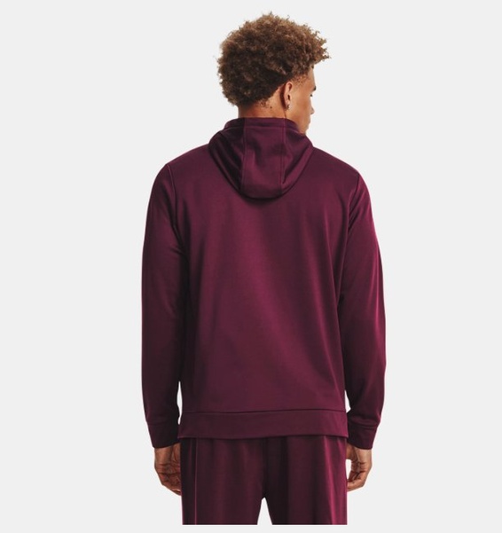 Bordo Erkek UA Armour Fleece Big Logo HD Sweatshirt