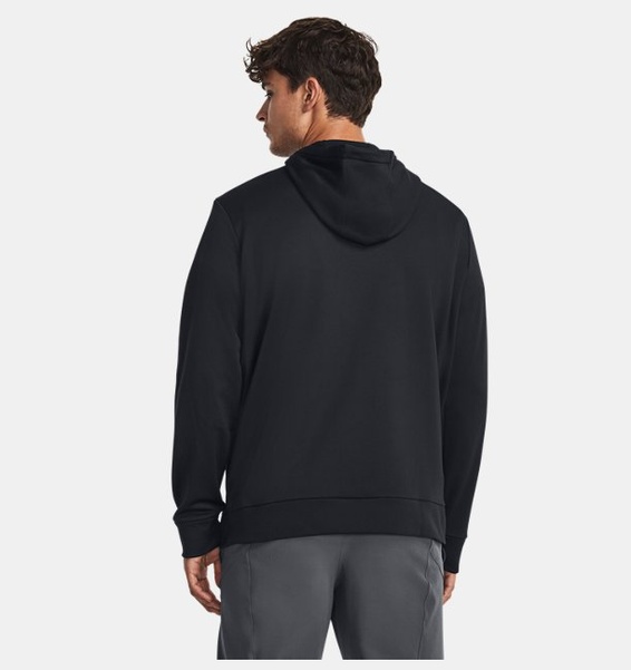 Siyah Erkek Armour Fleece® Graphic Kapüşonlu Üst