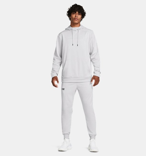 Gri Erkek Armour Fleece® Graphic Kapüşonlu Üst