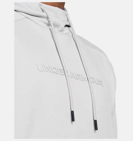 Gri Erkek Armour Fleece® Graphic Kapüşonlu Üst