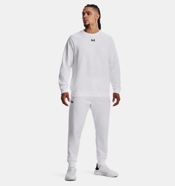 Beyaz Erkek UA Rival Fleece Eşofman Altı