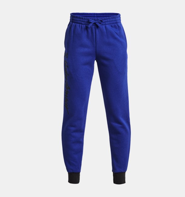 Erkek Çocuk UA Rival Fleece Script Eşofman Altı Lacivert