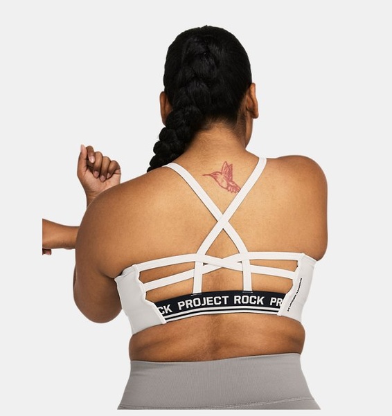 Gri Kadın Project Rock All Train Crossback Sütyen