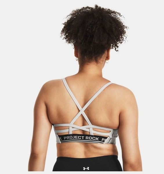 Gri Kadın Project Rock All Train Crossback Sütyen