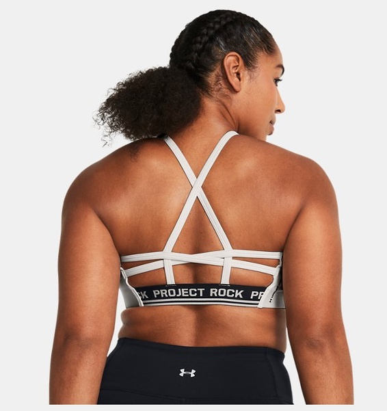 Gri Kadın Project Rock All Train Crossback Sütyen