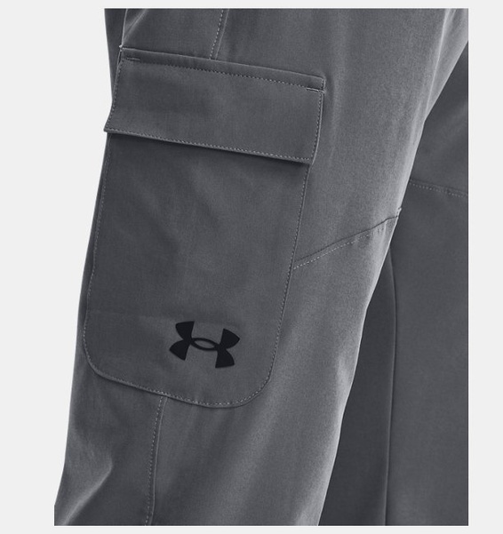 Gri Erkek UA Stretch Dokuma Cargo Eşofman Altı