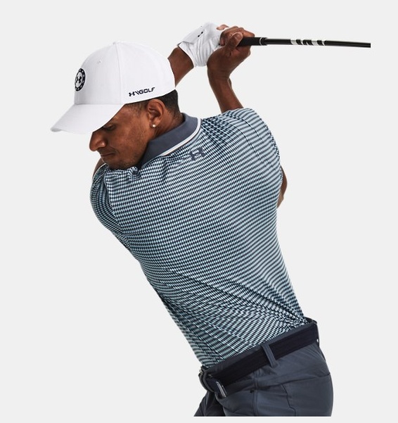 Gri Erkek UA Playoff 3.0 Rib Polo