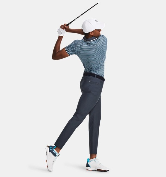 Gri Erkek UA Playoff 3.0 Rib Polo
