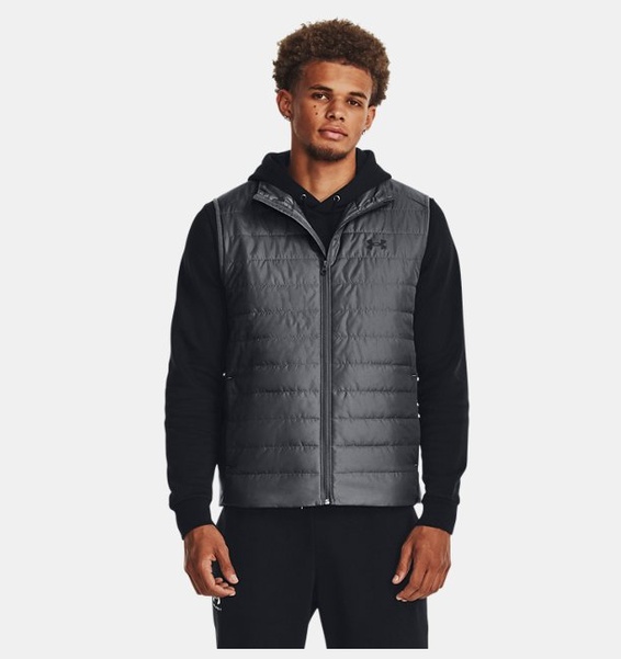 Gri Erkek UA Storm Insulated Yelek