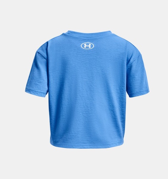 Mavi Çocuk UA Crop Sportswear Kısa Kollu Tişört