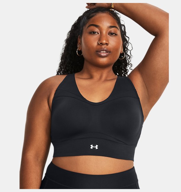 Kadın UA SmartForm Evolution Mid Longline CF Spor Sütyeni Siyah