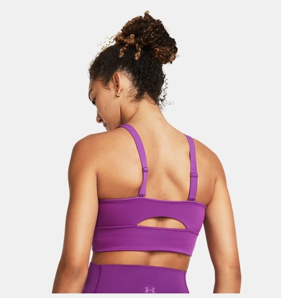 Mor Kadın UA SmartForm Evolution Mid Longline CF Spor Sütyeni