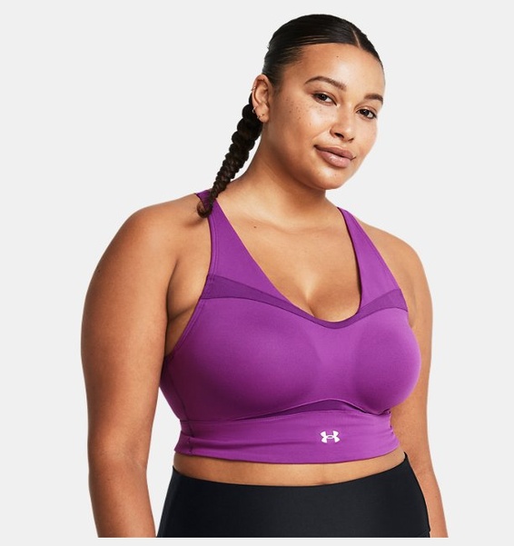 Mor Kadın UA SmartForm Evolution Mid Longline CF Spor Sütyeni