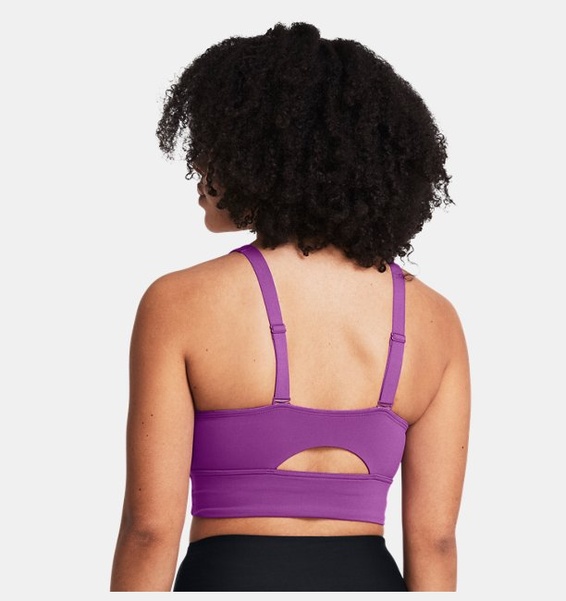 Mor Kadın UA SmartForm Evolution Mid Longline CF Spor Sütyeni