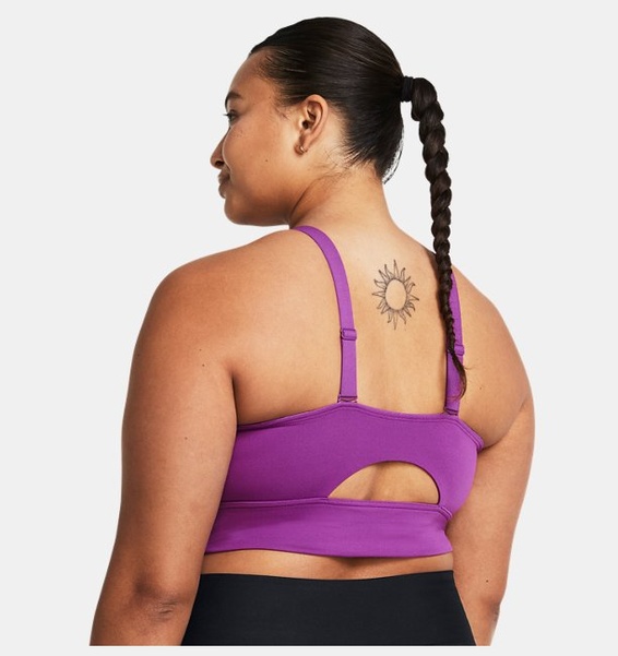 Mor Kadın UA SmartForm Evolution Mid Longline CF Spor Sütyeni