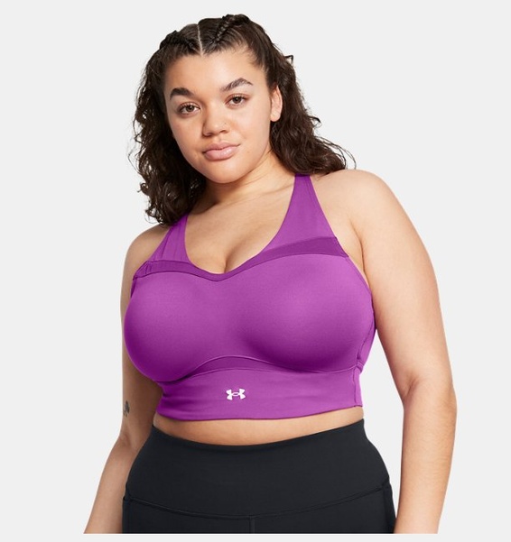 Mor Kadın UA SmartForm Evolution Mid Longline CF Spor Sütyeni