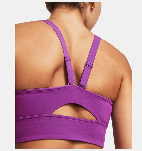 Mor Kadın UA SmartForm Evolution Mid Longline CF Spor Sütyeni