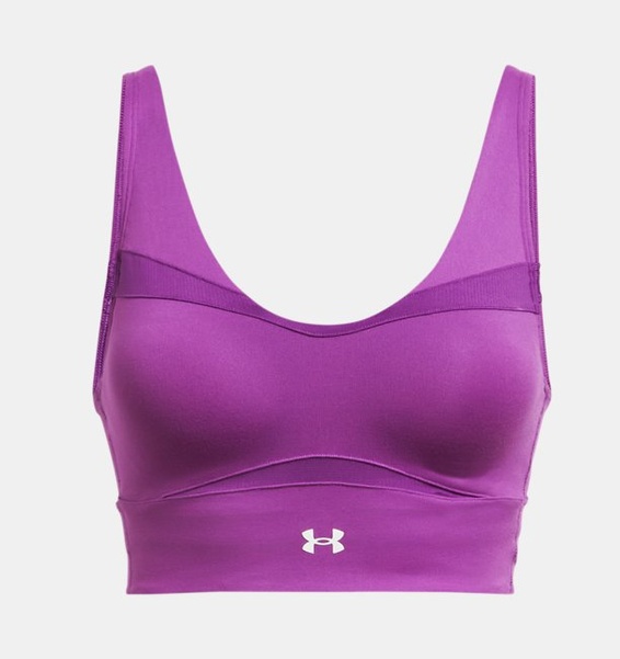 Mor Kadın UA SmartForm Evolution Mid Longline CF Spor Sütyeni