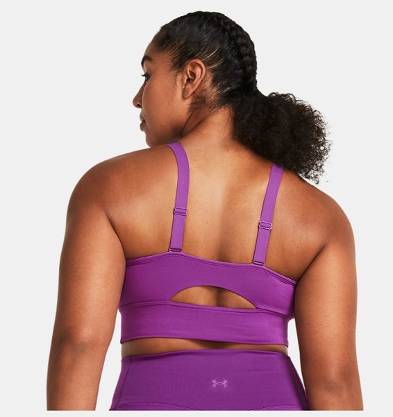 Mor Kadın UA SmartForm Evolution Mid Longline CF Spor Sütyeni