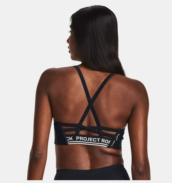 Siyah Kadın Project Rock All Train Crossback Sütyen