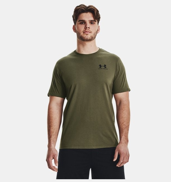 Yeşil Erkek UA Sportstyle LC Kısa Kollu T-shirt